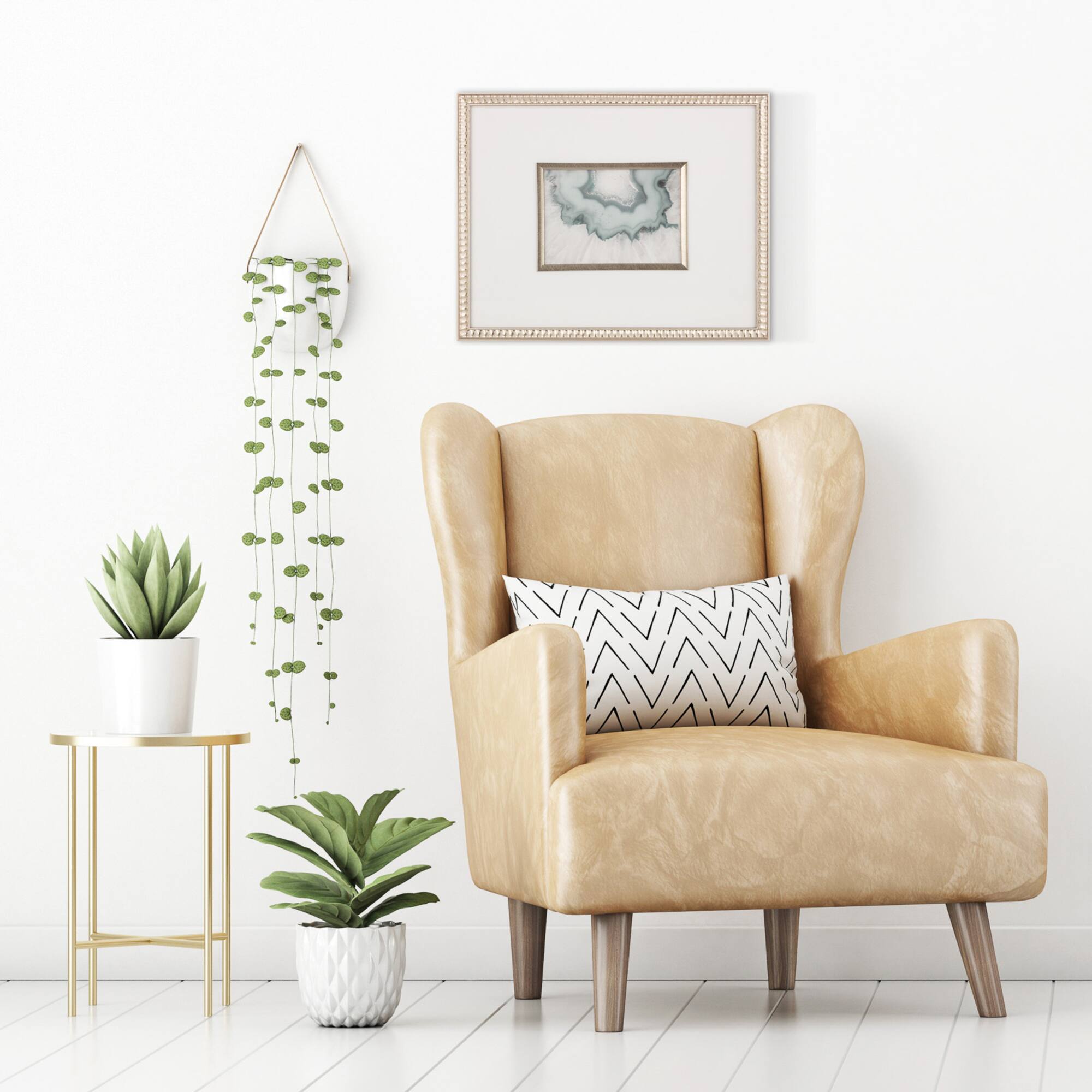 6 Pack: Metallic Gold Scalloped Frame with Mat